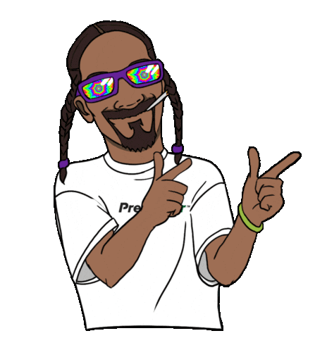 Snoop Sticker by Preroller