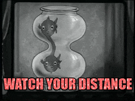 Keep Your Distance Animation GIF by Fleischer Studios