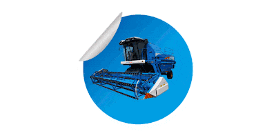 Agro Field Sticker by Agromash