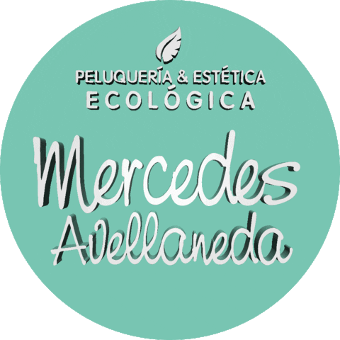 Mercedes Avellaneda Hairdressing Sticker