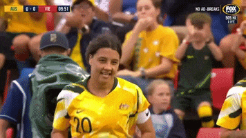 Celebrates Samantha Kerr GIF by Football Australia