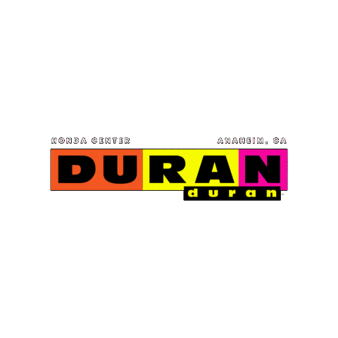 Duran Duran Anaheim Sticker by Honda Center