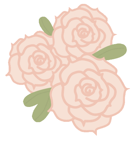 Rose Garden Pink Sticker