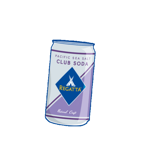 Club Soda Drink Sticker by Regatta Craft Mixers