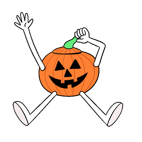 Jack O Lantern Halloween Sticker by Tiffany Cooper