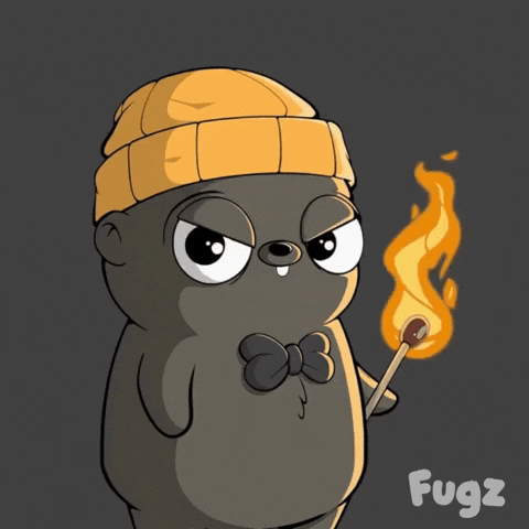 On Fire Burn GIF by Fugz Official