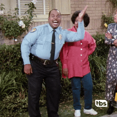 Waving Family Matters GIF by TBS Network