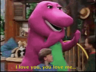Barney I Love You GIFs - Get the best GIF on GIPHY