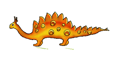 red_stylish_art gif artist dinosaur dino dinoeva Sticker